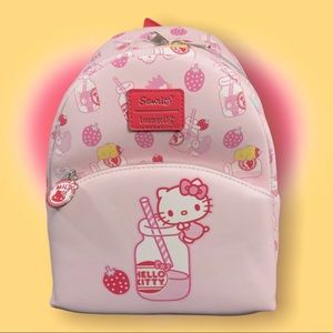 Hello Kitty Strawberry Milk Bag